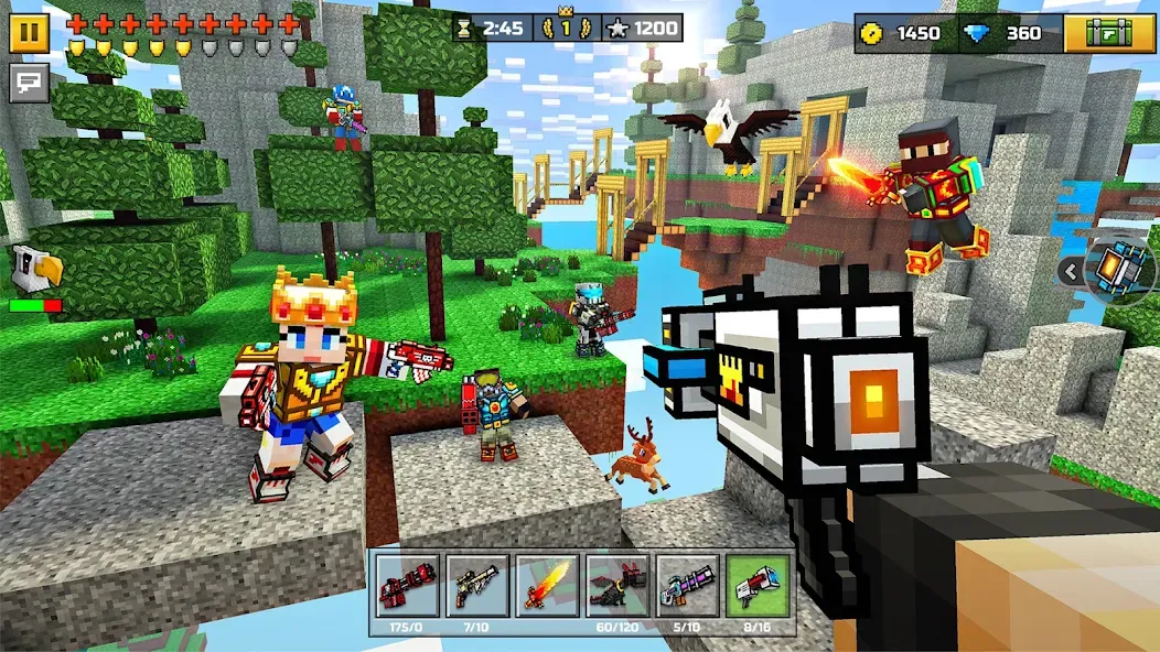 Скачать взлом Pixel Gun 3D Стрелялки Онлайн (Пиксельный пистолет 3Д) [МОД MegaMod] на Андроид