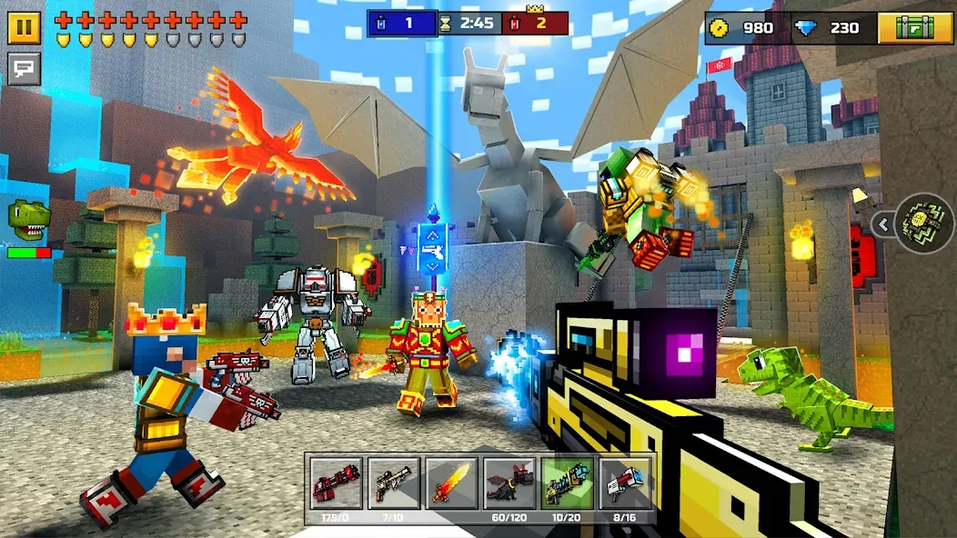 Скачать взлом Pixel Gun 3D Стрелялки Онлайн (Пиксельный пистолет 3Д) [МОД MegaMod] на Андроид