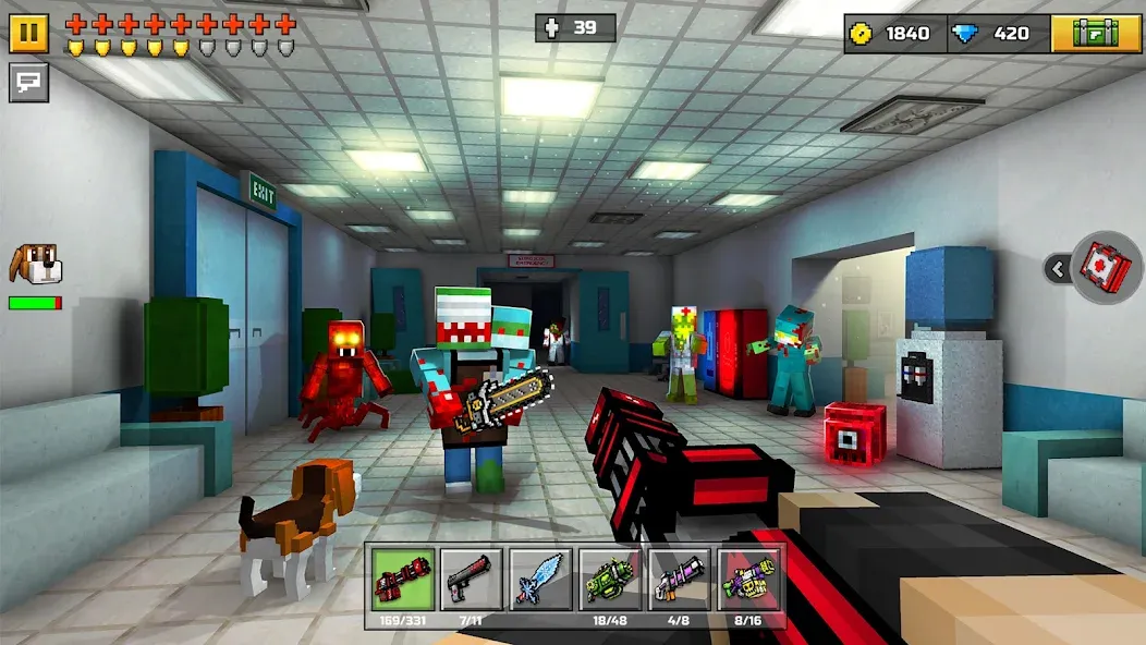 Скачать взлом Pixel Gun 3D Стрелялки Онлайн (Пиксельный пистолет 3Д) [МОД MegaMod] на Андроид