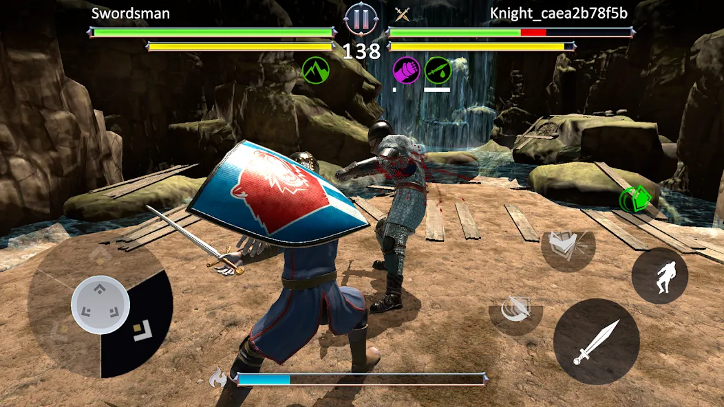 Скачать взлом Knights Fight 2: New Blood (На русский язык это будет Найтс Файт 2) [МОД Меню] на Андроид