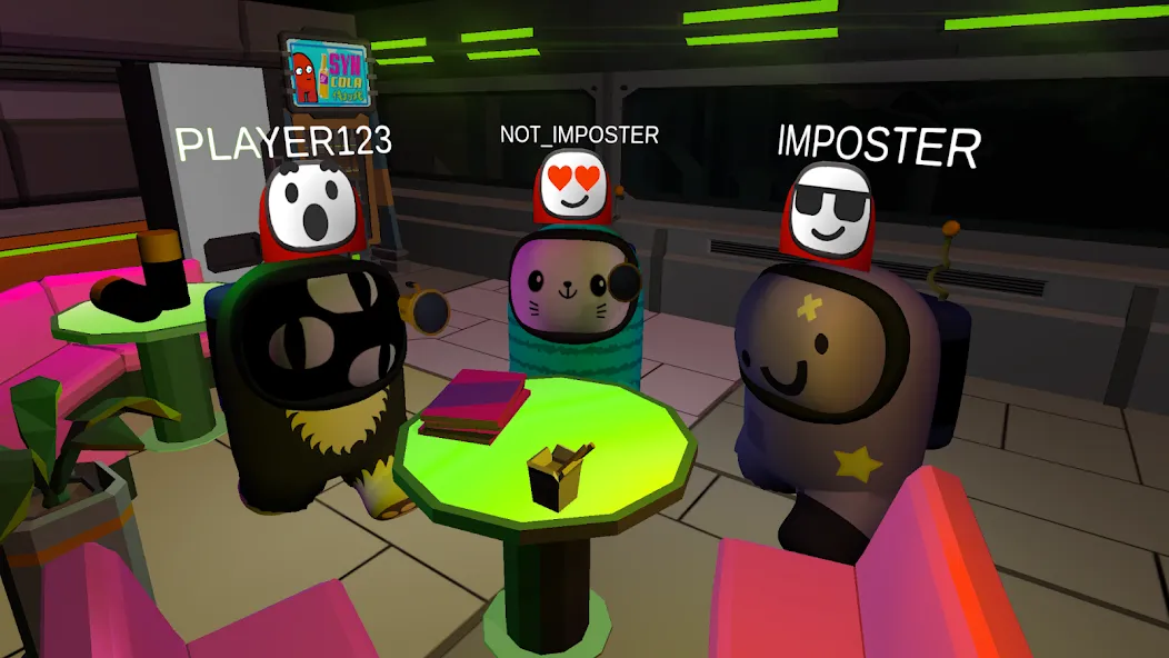 Скачать взлом Imposter 3D: online horror (Импостер 3Д) [МОД Много денег] на Андроид