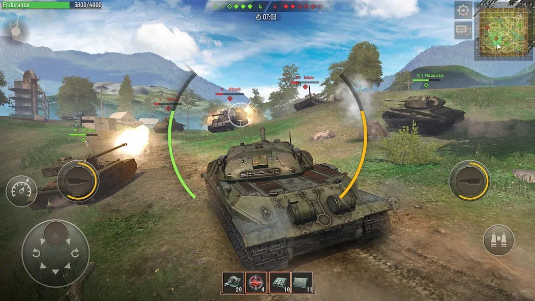 Скачать взлом Battle Tanks: Игры про Танки (Бэтл Тэнкс) [МОД MegaMod] на Андроид