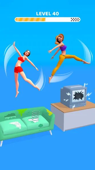 Скачать взлом Home Flip: прыжки до кровати (Хоум Флип) [МОД Все открыто] на Андроид