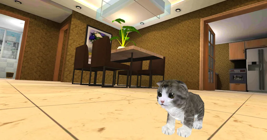 Скачать взлом Котенок Кошка Симулятор 3D [МОД Бесконечные деньги] на Андроид
