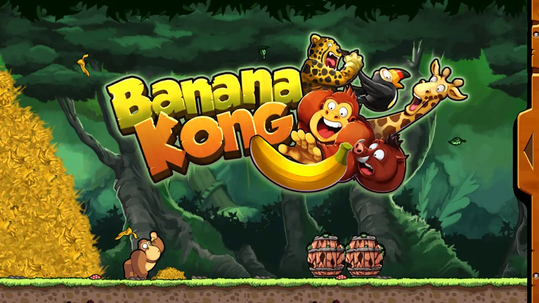 Скачать взлом Banana Kong (Банана Конг) [МОД MegaMod] на Андроид