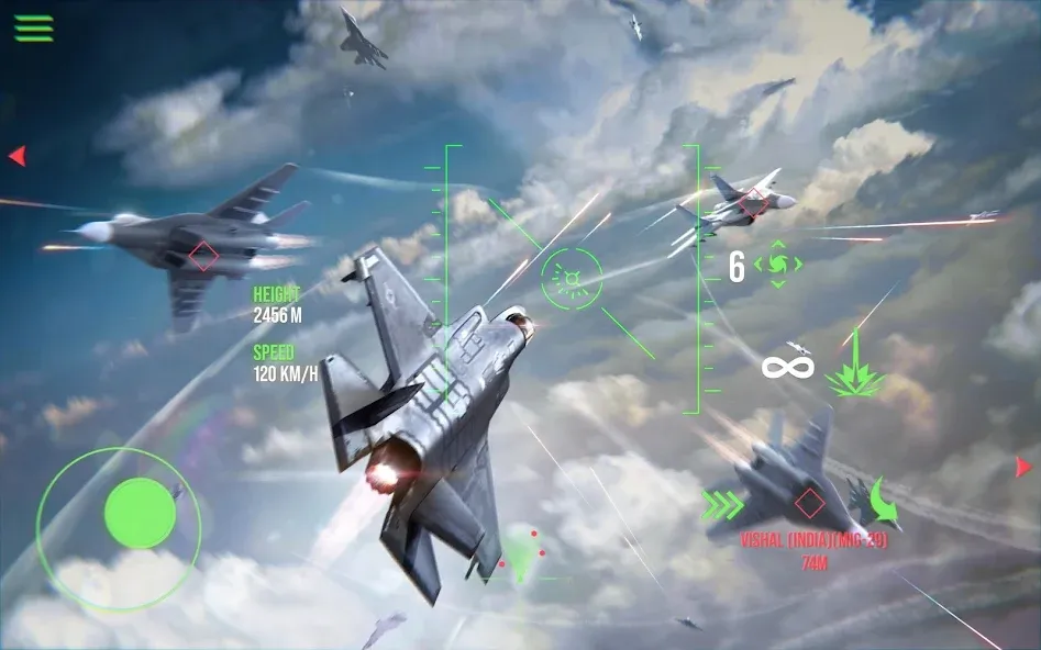 Скачать взлом Modern Warplanes: ПвП шутер (Модерн Варплейнс) [МОД Unlocked] на Андроид