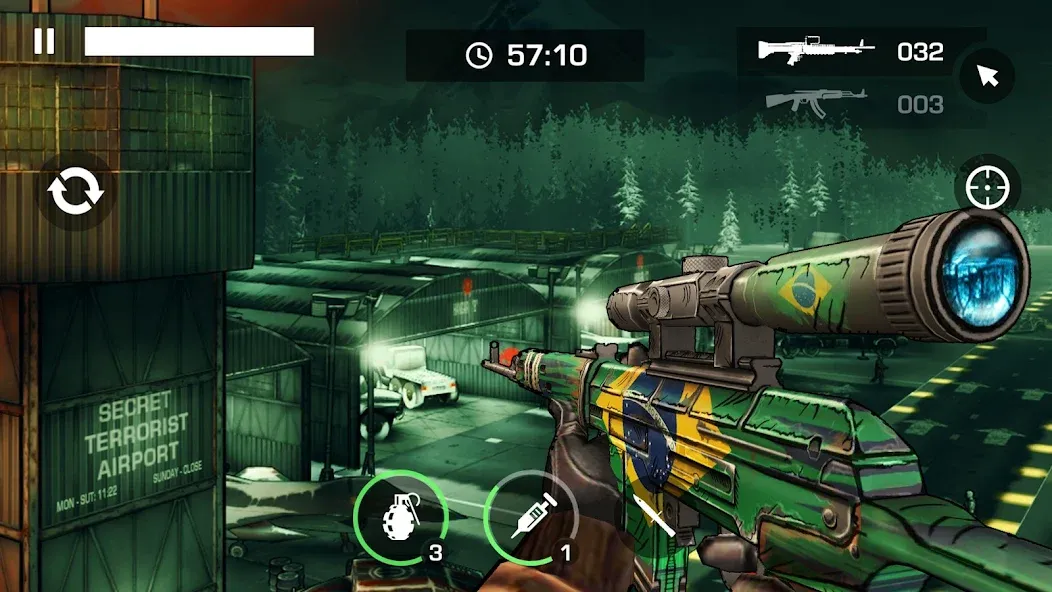 Скачать взлом Gun Shooting Games Offline FPS (Ган 2) [МОД Money] на Андроид