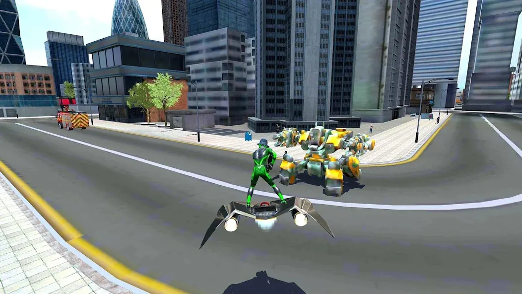 Скачать взлом Rope Frog Ninja Hero Car Vegas (Роуп Фрог Ниндзя Герой Кар Вегас) [МОД Все открыто] на Андроид