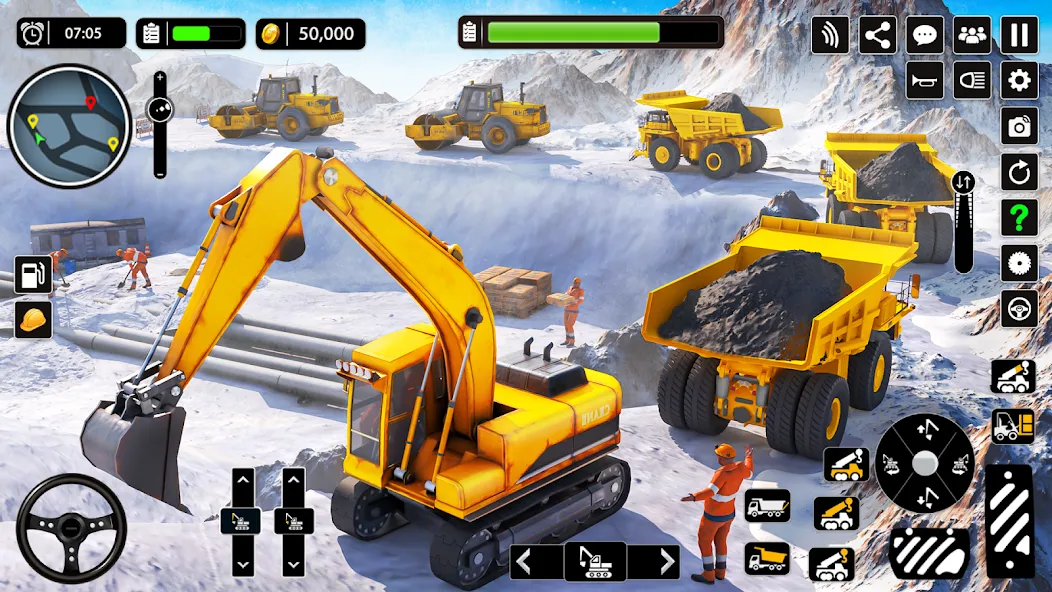 Скачать взлом Снежные строительные игры [МОД Много денег] на Андроид
