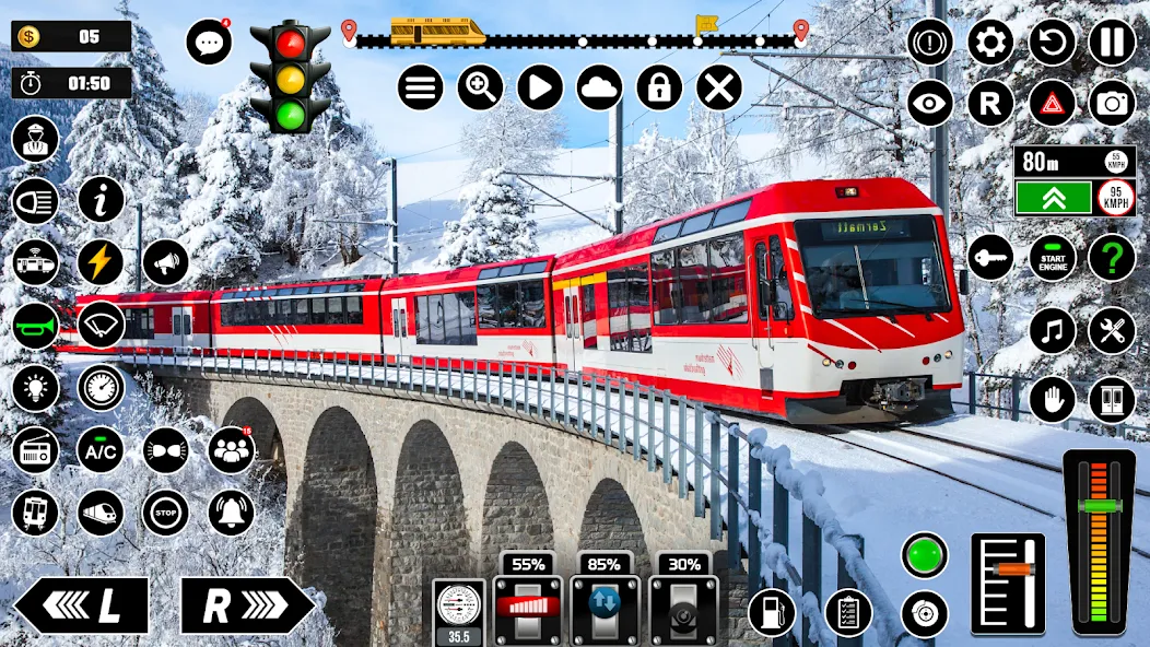 Скачать взлом Русский Симуляторы поездов 3D [МОД Много денег] на Андроид