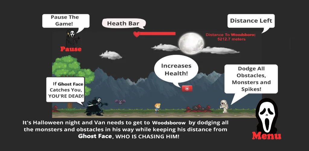 Скачать взлом Scream: Escape from Ghost Face (Скрим) [МОД MegaMod] на Андроид