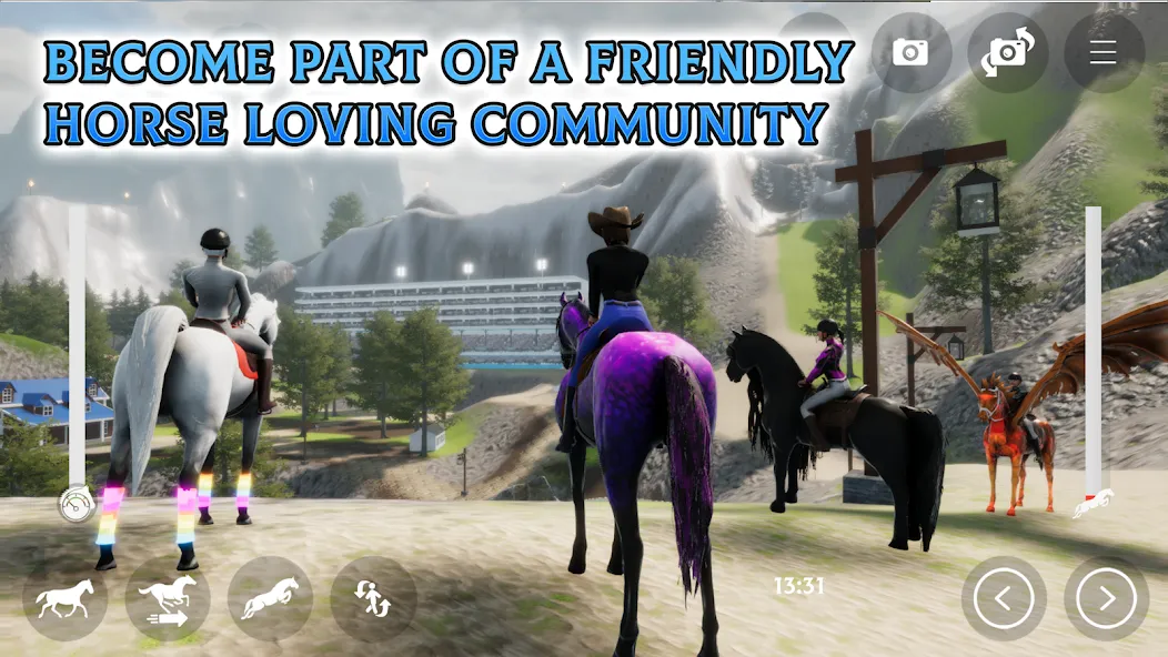 Скачать взлом Horse Academy - Equestrian MMO (Хорс Академи) [МОД MegaMod] на Андроид