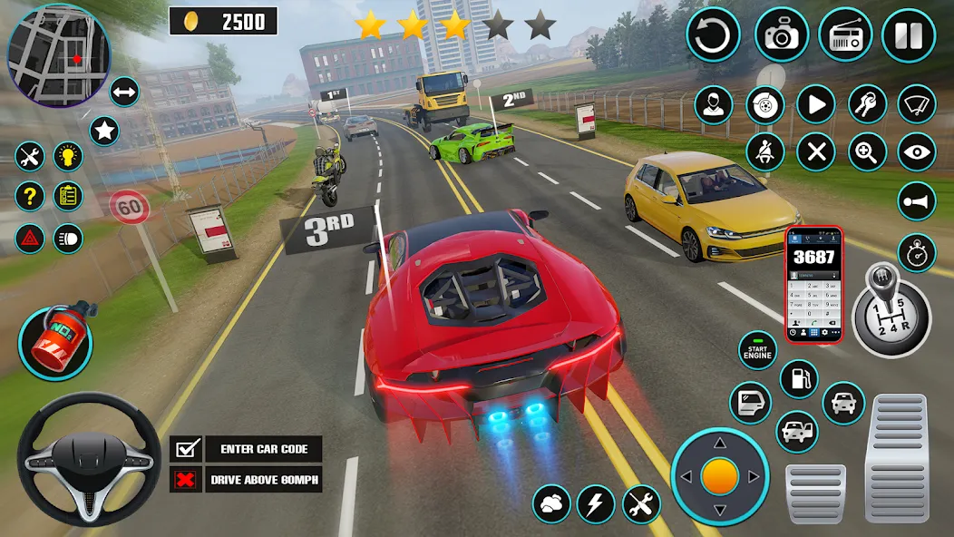 Скачать взлом Open World Car Driving Games (Открытые мировые игры по вождению автомобиля) [МОД MegaMod] на Андроид