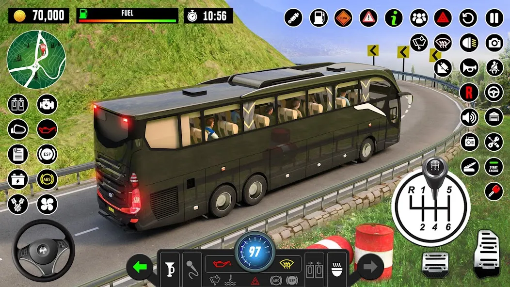 Скачать взлом Автобус Вождение Школа Игры 3D [МОД Много денег] на Андроид