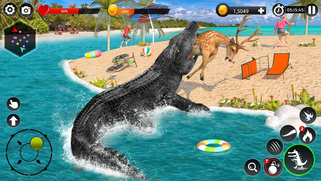 Скачать взлом Голодные крокодиловые игры [МОД Бесконечные деньги] на Андроид
