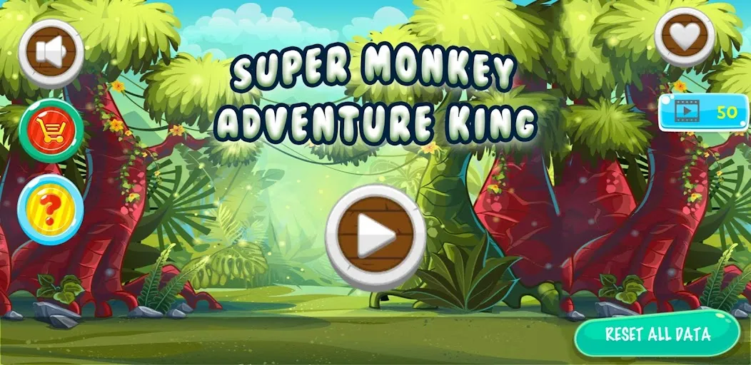 Скачать взлом Super Monkey Adventure King (Супер Обезьяна Приключения Король) [МОД Все открыто] на Андроид