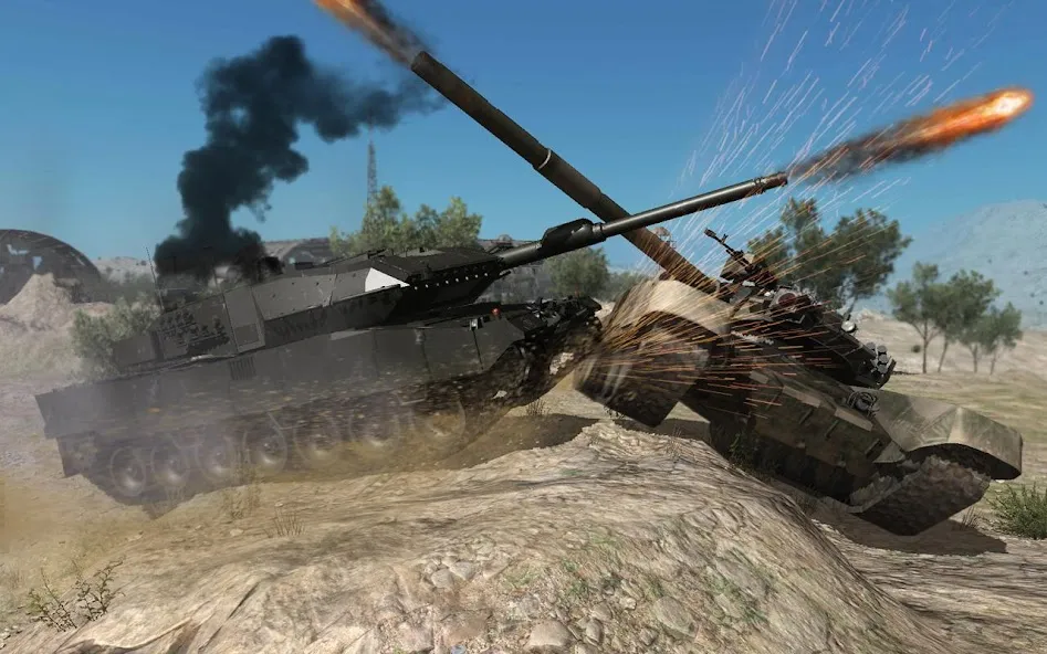 Скачать взлом Real Tank Battle : War Machine (Реальное танковое сражение) [МОД Бесконечные деньги] на Андроид