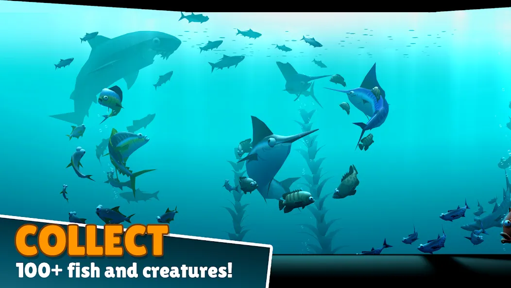 Скачать взлом Creatures of the Deep: Fishing (Кричерс оф зе Дип) [МОД Много денег] на Андроид