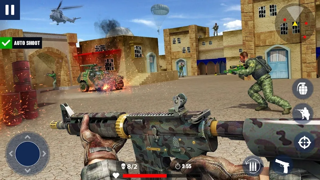 Скачать взлом War Zone: Gun Shooting Games (Уор Зоун) [МОД Money] на Андроид