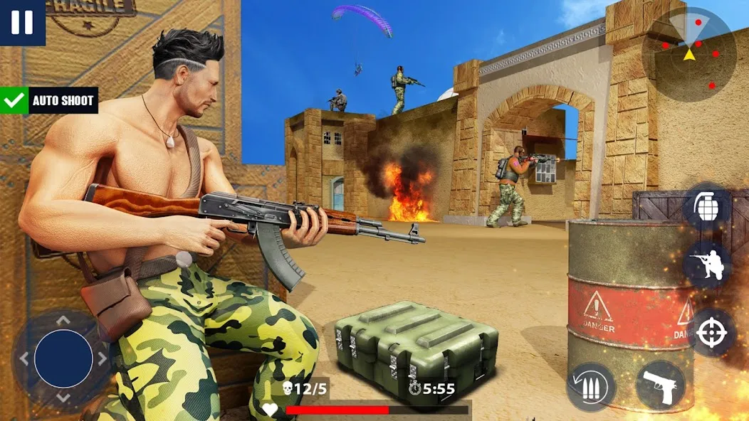 Скачать взлом War Zone: Gun Shooting Games (Уор Зоун) [МОД Money] на Андроид