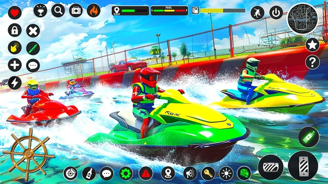 Скачать взлом Jetski Boat Racing: Boat Games (Джетски Гонки на лодках) [МОД Unlocked] на Андроид