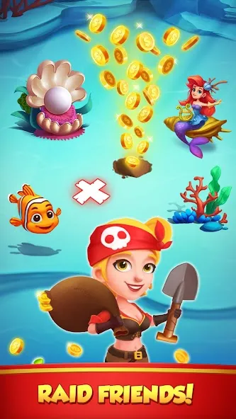 Скачать взлом Coin Rush - Pirate GO! (Коин Раш) [МОД Меню] на Андроид