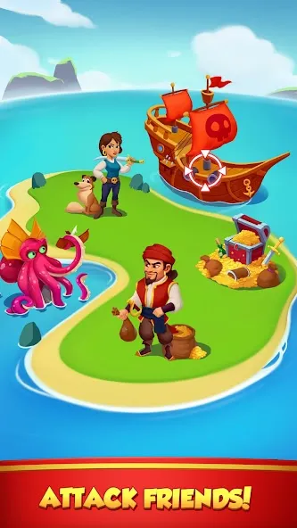 Скачать взлом Coin Rush - Pirate GO! (Коин Раш) [МОД Меню] на Андроид