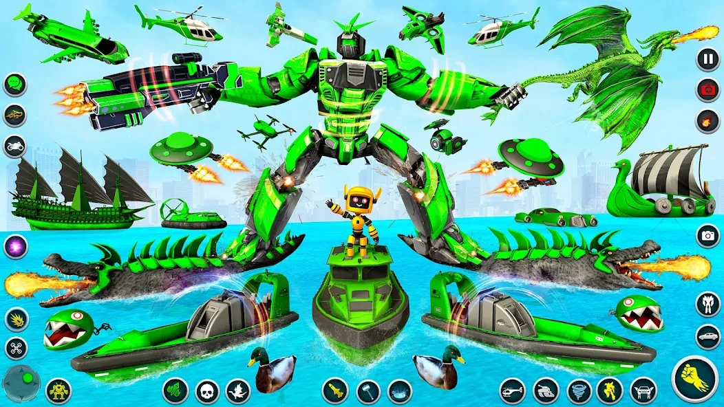 Скачать взлом Dino Robot - Car Robot Games (Дино Робот) [МОД Бесконечные деньги] на Андроид