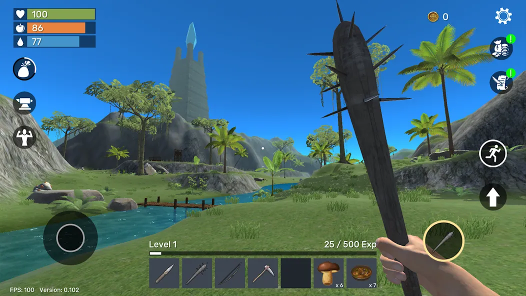 Скачать взлом Uncharted Island: Survival RPG (Анчартед Айленд) [МОД Много денег] на Андроид