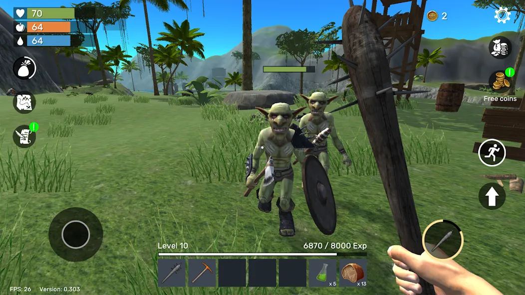 Скачать взлом Uncharted Island: Survival RPG (Анчартед Айленд) [МОД Много денег] на Андроид