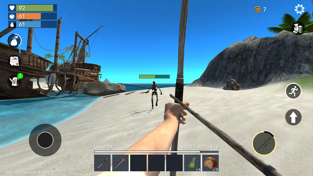 Скачать взлом Uncharted Island: Survival RPG (Анчартед Айленд) [МОД Много денег] на Андроид