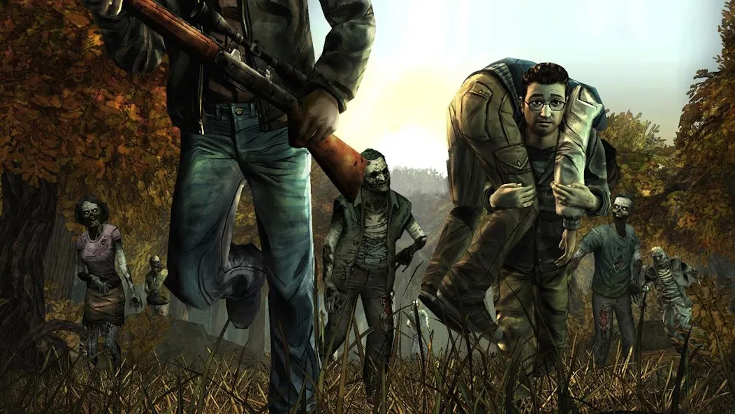 Скачать взлом The Walking Dead: Season One (За Волчьими законами) [МОД Меню] на Андроид