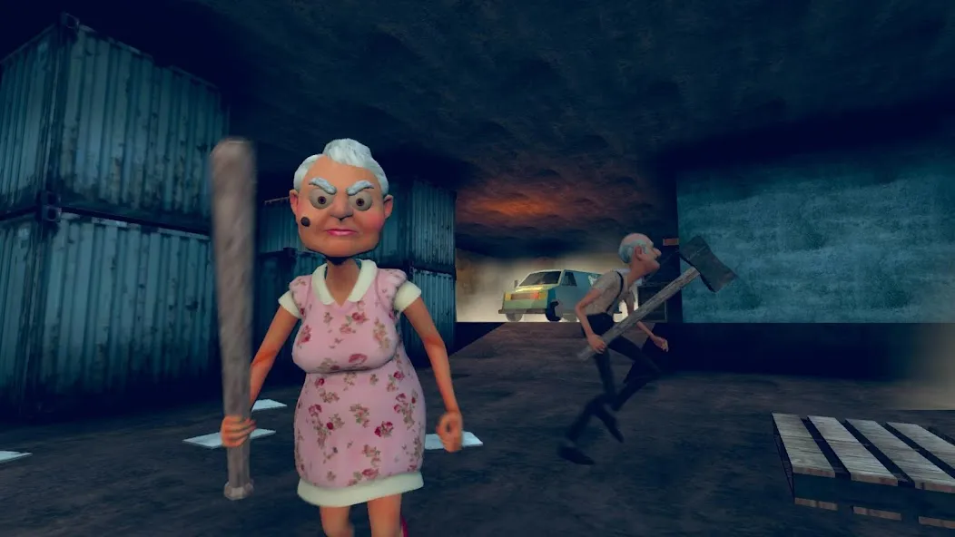 Скачать взлом Grandpa & Granny 4 Online Game [МОД MegaMod] на Андроид