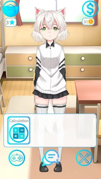 Скачать взлом My anime girl 2 (Май аниме грл 2) [МОД Много денег] на Андроид