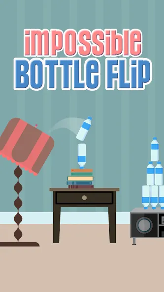 Скачать взлом Impossible Bottle Flip (Импоссибл Ботл Флип) [МОД Много денег] на Андроид