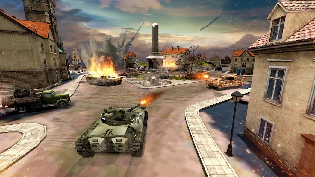 Скачать взлом Армейские танковые игры война [МОД Меню] на Андроид
