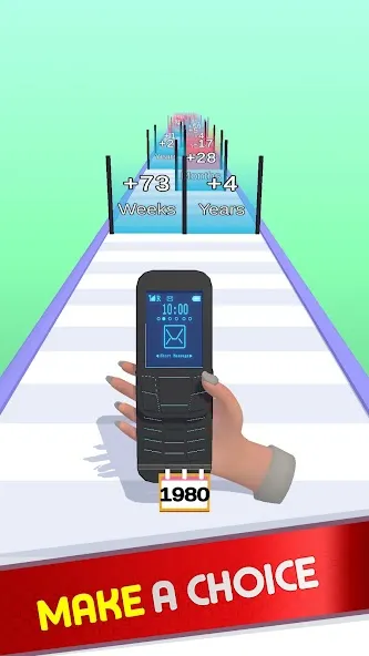 Скачать взлом Phone Runner Evolution Race 3D (Фон Раннер Эволюция Рейс 3Д) [МОД Все открыто] на Андроид