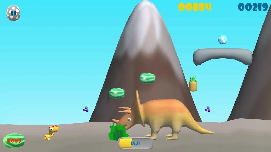 Скачать взлом Dinosaur Run (Динозавр Ран) [МОД MegaMod] на Андроид