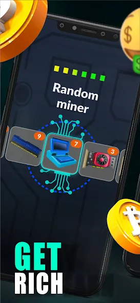 Скачать взлом Merge Crypto Miner: Earn Money (Мердж Крипто Майнер) [МОД Money] на Андроид