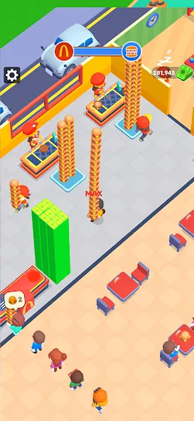Скачать взлом My Burger Shop: Burger Games (Май Бургер Шоп Игры) [МОД Бесконечные деньги] на Андроид