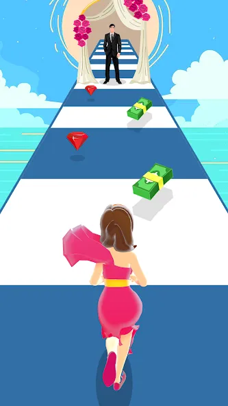 Скачать взлом girl run веселая беговая игра (девушка бежит) [МОД Money] на Андроид