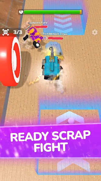 Скачать взлом Scrap Robot Fighting (Скрап Робот Файтинг) [МОД Меню] на Андроид