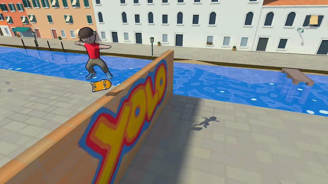 Скачать взлом Skate King: Skateboard Stunts (Скейт Кинг) [МОД Все открыто] на Андроид