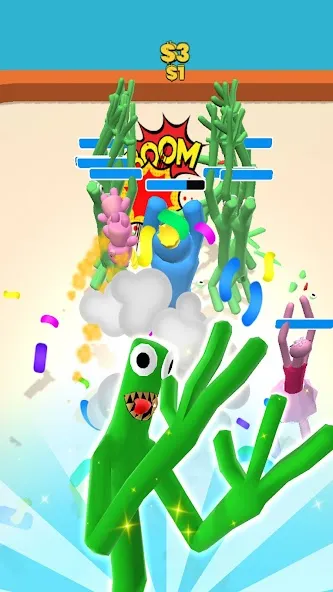 Скачать взлом Super Monster: Rainbow Friends (упер Монстр) [МОД Money] на Андроид