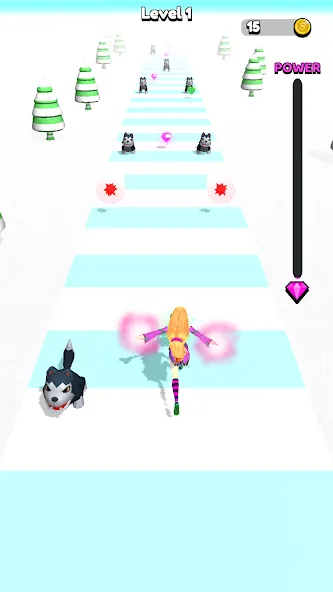 Скачать взлом Power Girl 3D [МОД Меню] на Андроид