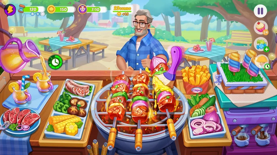 Скачать взлом Cooking Town - Restaurant Game (Кукинг Таун) [МОД Много денег] на Андроид