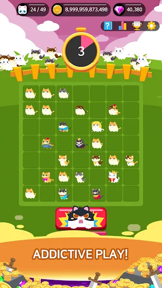 Скачать взлом Battle Cat Hero (Баттл Кэт Герой) [МОД Бесконечные деньги] на Андроид