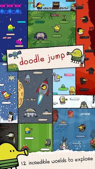 Скачать взлом Doodle Jump (Дудл Джамп) [МОД Бесконечные деньги] на Андроид
