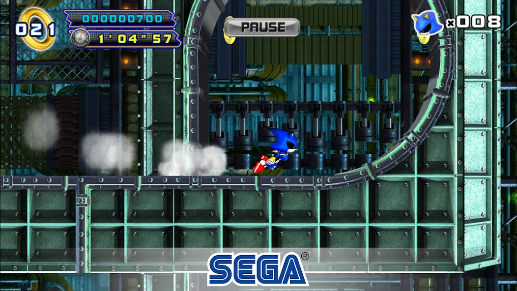 Скачать взлом Sonic The Hedgehog 4 Ep. II [МОД Много денег] на Андроид