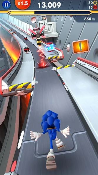 Скачать взлом Sonic Dash 2: Sonic Boom (Соник Дэш 2) [МОД MegaMod] на Андроид